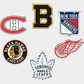 NHL Original 6 Logo - NHL: Original Six Vintage Logos - Large Officially Licensed NHL ...