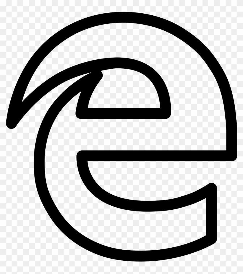 White Microsoft Edge Logo - Microsoft Edge Icon Edge Icon White Transparent