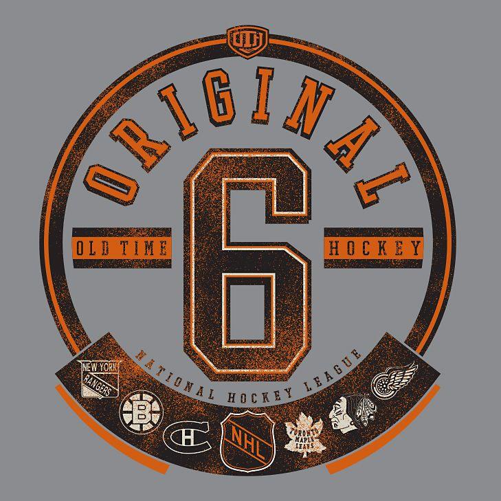NHL Original 6 Logo - Old Time Hockey / NHL