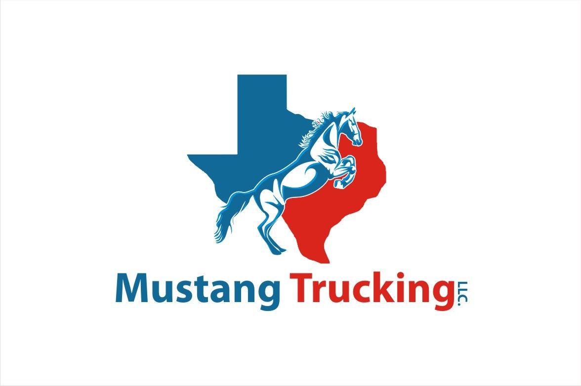 Creative Truck Company Logo - Professional, Modern, Trucking Company Logo Design for Mustang