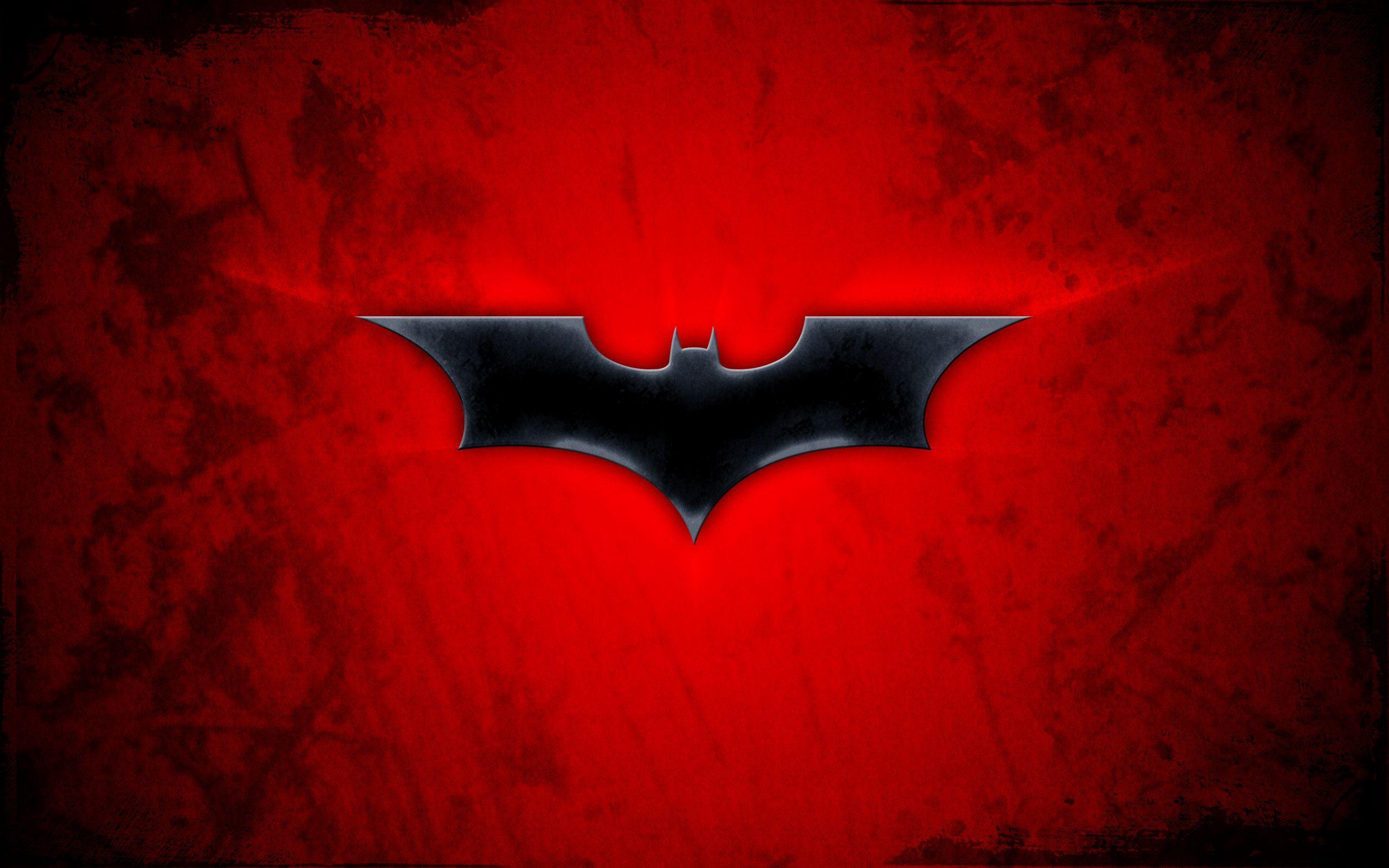 Batman Logo Red T Shirt Iron on Transfer Decal #16