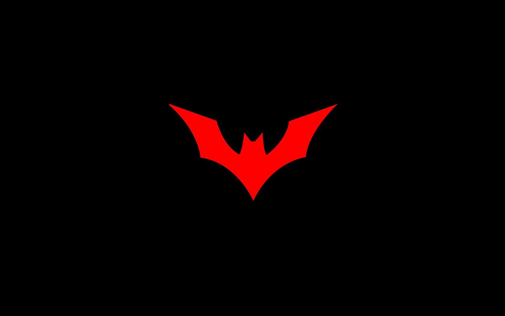 Red Batman Logo - Red Batman Logo Wallpaperx1050