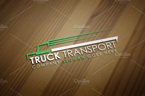 Creative Truck Company Logo - Truck Transport Logo Template ~ Logo Templates ~ Creative Market