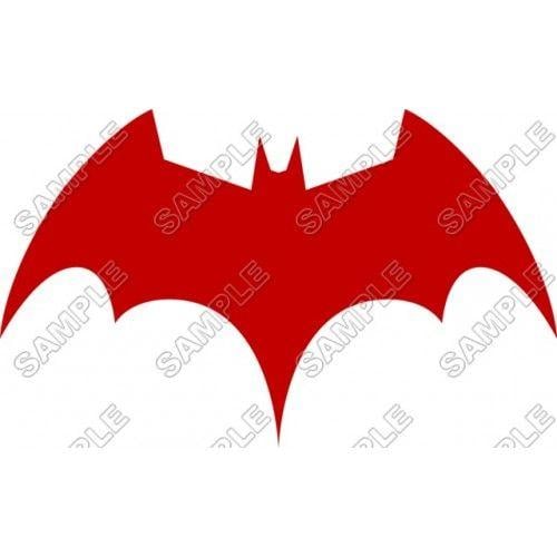Red Batman Logo - Batman Logo Red T Shirt Iron on Transfer Decal #16