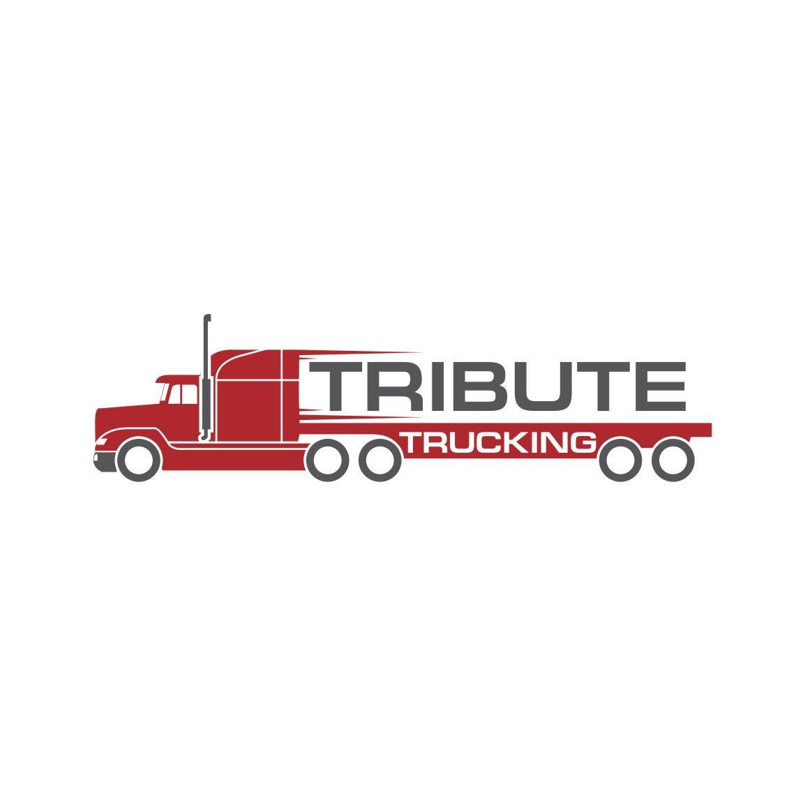Creative Truck Company Logo - Masculine, Upmarket, It Company Logo Design for Tribute Trucking