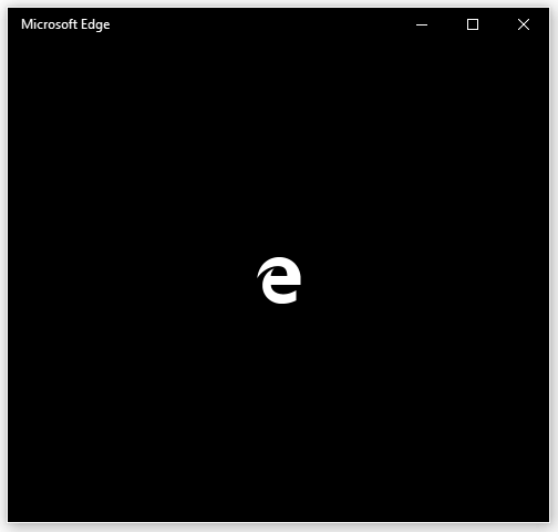 White Microsoft Edge Logo - How to Change Microsoft Edge Splash Screen Color From the Default