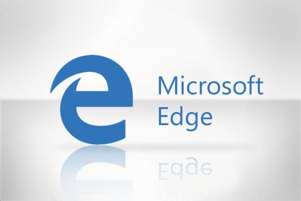 White Microsoft Edge Logo