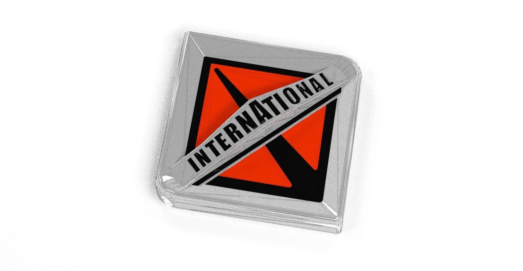 International Truck Logo - 3D model International Truck Logo