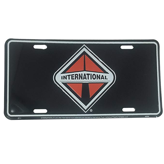 International Truck Logo - Amazon.com: International Trucks Logo License Plate: Automotive