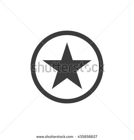 Black Star Logo - Black star in circle Logos
