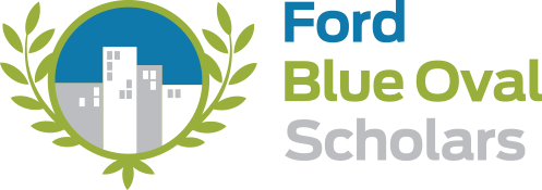 A C in Blue Oval Logo - Ford Blue Oval Scholar Scholarships. Ford Blue Oval Network