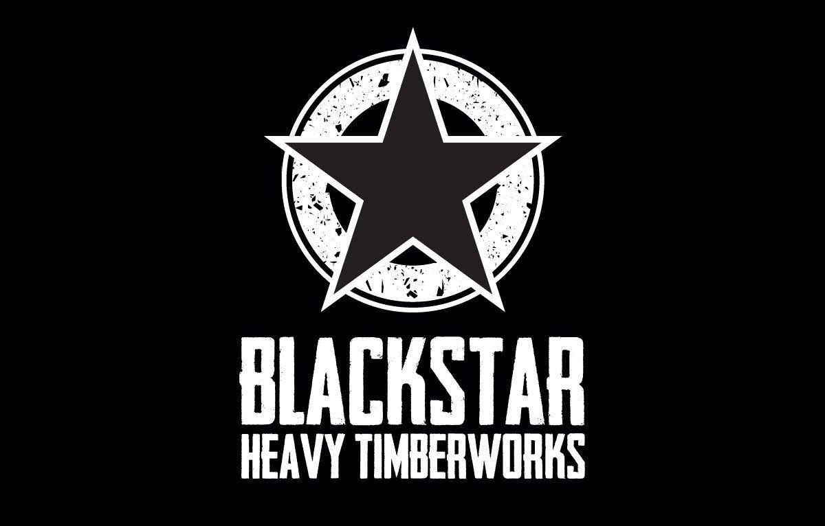 Black Star Logo - Division Design. Blackstar Timber Logo Design