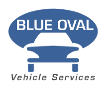 A C in Blue Oval Logo - Blue Oval Vehicle Services: Ford specialists in Cheltenham