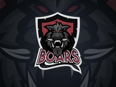 Boar Sports Logo - Stunning Boars ESports Logo | Boar Mascot Logo For Sale by Lobotz ...