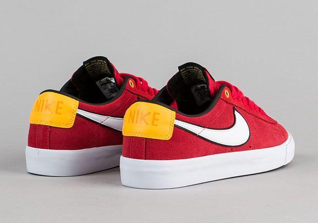 Red and Yellow Nike Logo - Nike Blazer Low GT University Red | SneakerNews.com