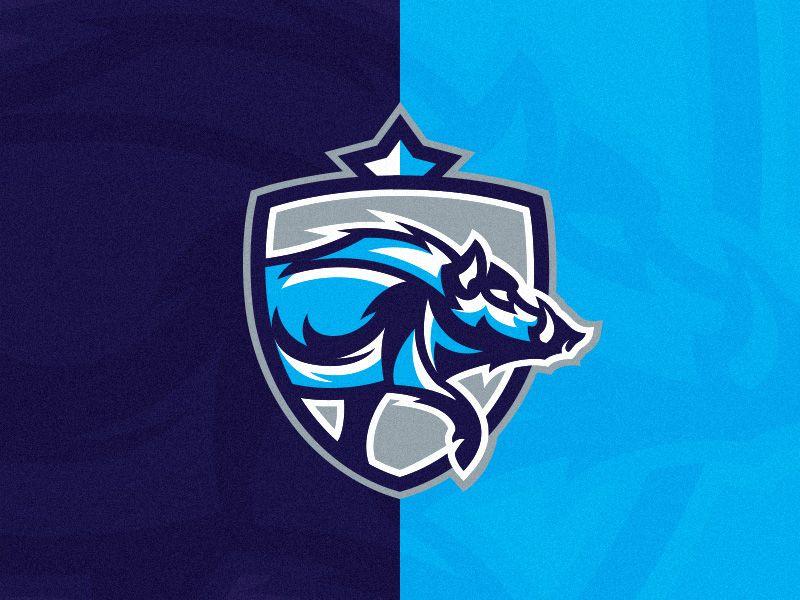 Boar Sports Logo - Boar Crest Logo Template by Alex Broekhuizen | Dribbble | Dribbble