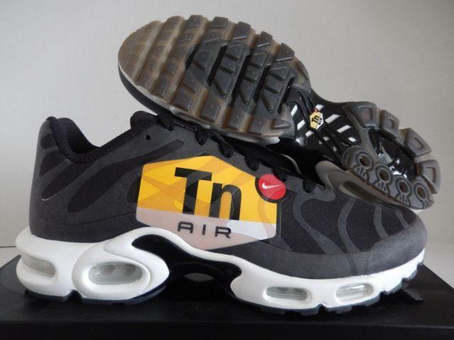 Red and Yellow Nike Logo - Nike Air Max Plus TN Tuned 1 NS GPX Big Logo Black White Yellow Red Aj0877 001 8