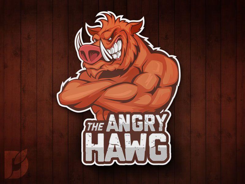 Boar Sports Logo - The Angry Hawg by DewApples | Dribbble | Dribbble