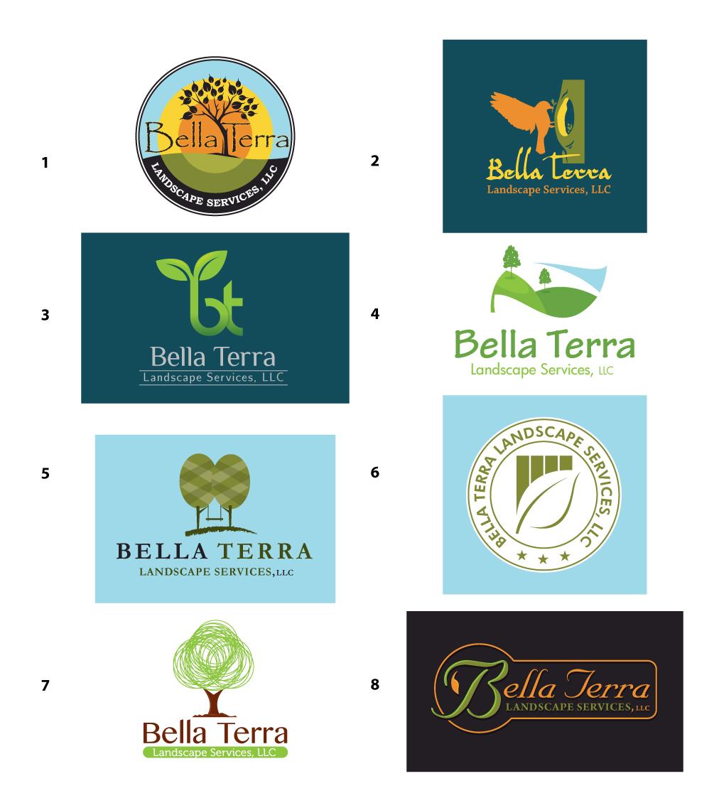 Landscape Flower Logo - Tree & Flower Logo Design Samples. MDesign Media