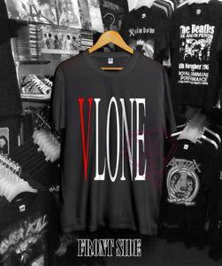 Off White Vlone Logo - New Men's Red VLONE X OFF WHITE Best Logo T-shirt Black & White Size ...
