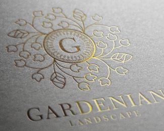 Landscape Flower Logo - Gardenian Landscape, Hardscape (Discount 20%) Designed