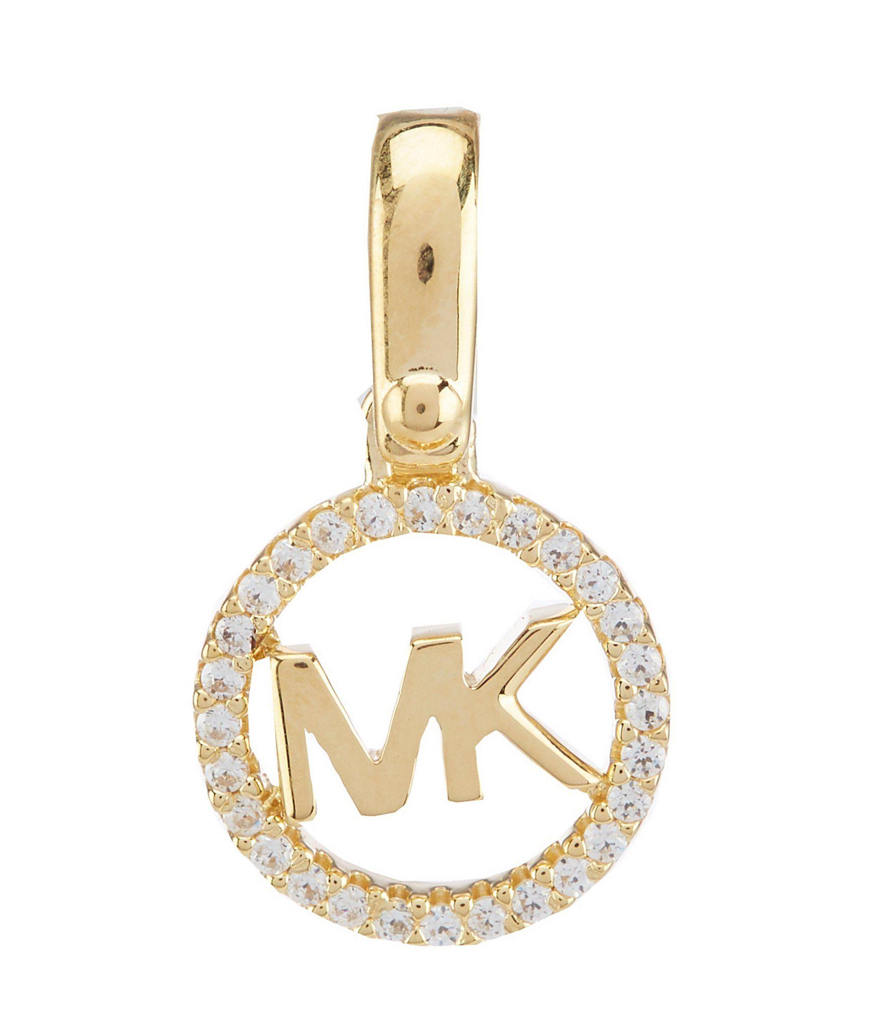 Michael Kors Colored Logo - Michael Kors Custom Kors Collection Sterling Silver Logo Charm ...