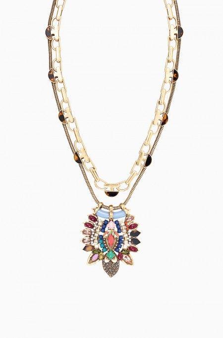 Stella and Dot Logo - 3-in-1 Statement Necklace with Colorful Pendant | Stella & Dot ...