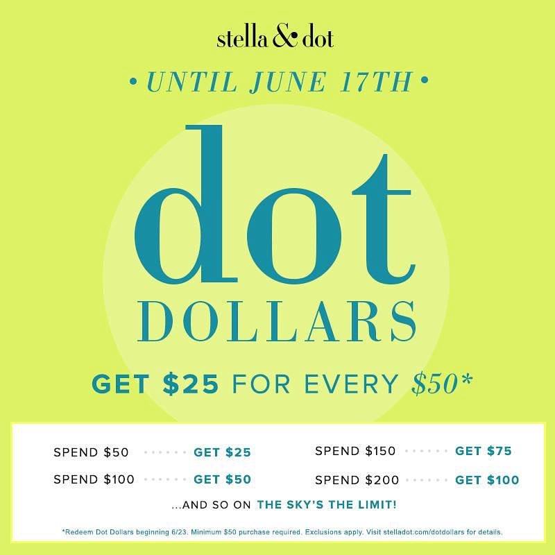 Stella and Dot Logo - Earn Free Stella & Dot with Dot Dollars!
