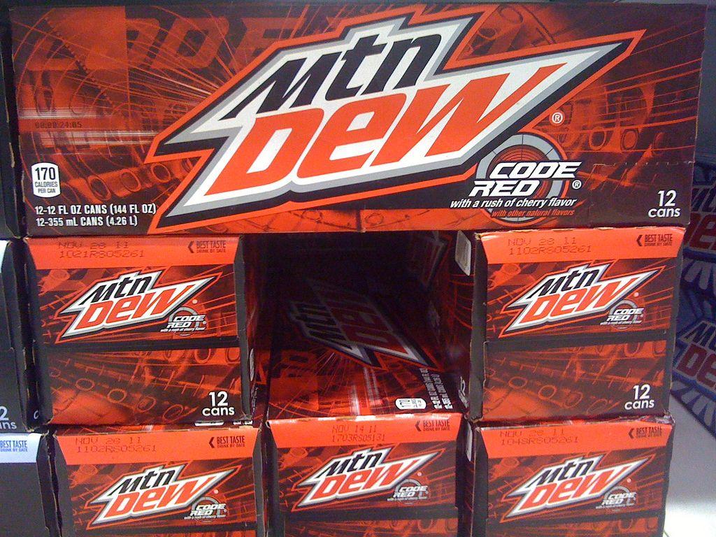 Mtn Dew Code Red Logo - Mtn Dew Code Red with new logo and packaging | Pepsi finally… | Flickr
