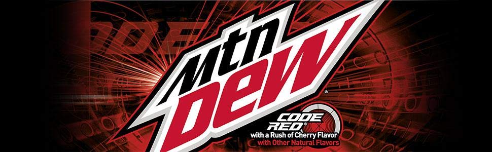 Mtn Dew Code Red Logo - Amazon.com : Mountain Dew Code Red Soda, Fridge Pack Bundle, 12 fl ...
