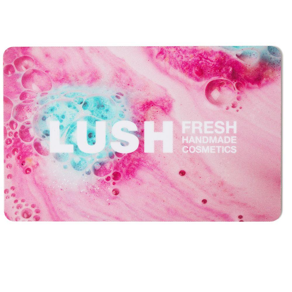 LUSH Cosmetics Logo - Gift Card Art. -Gift Cards. Lush Fresh Handmade Cosmetics UK