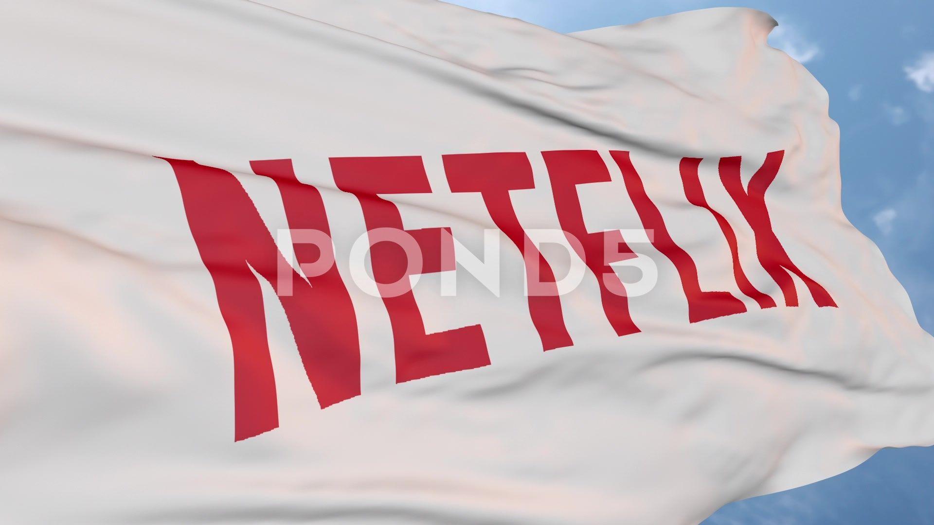 Netflix Company Logo - Netflix company logo. Editorial animation ~ Clip #92012797