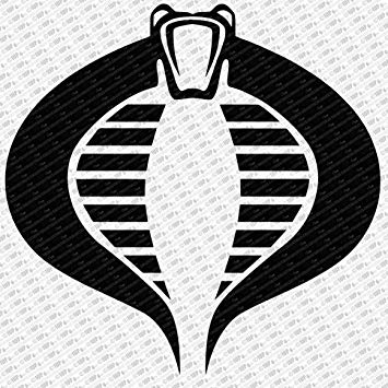 Black Cobra Logo - Amazon.com: Collectible Decals GI Joe Cobra Logo Vinyl Die Cut ...