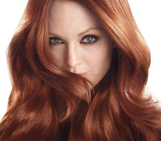 Long Hair with Red Woman Logo - Hair Color Products and Trends - L'Oréal Paris