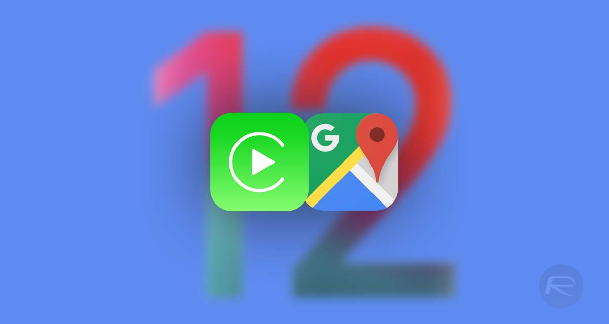 Official Google Maps Logo - Google Maps iOS 12 CarPlay App Released | Redmond Pie