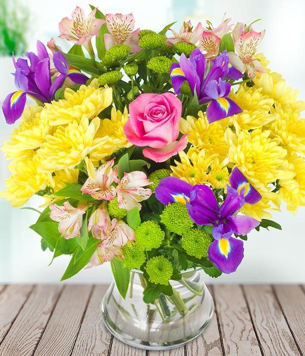 Yellow and Green Flower Logo - Same Day Flower Delivery - Send Flowers Online Today!