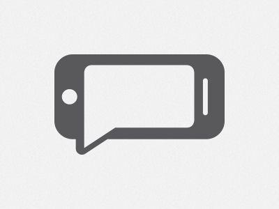 Speech Bubble Phone Logo - chat | logos | Logo design, Logos, Logo inspiration