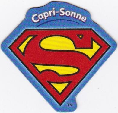 Sun Superman Logo - CAPRI SONNE / SUN Magnet SUPERMAN LOGO Supergirl Super Heroes NEU in ...