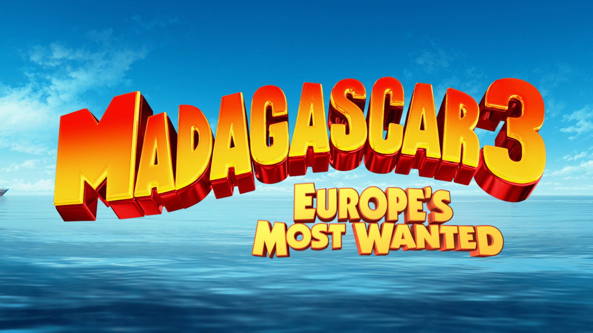 Dreamworks Madagascar Logo - Madagascar 3: Europe's Most Wanted (Blu-ray) : DVD Talk Review of ...