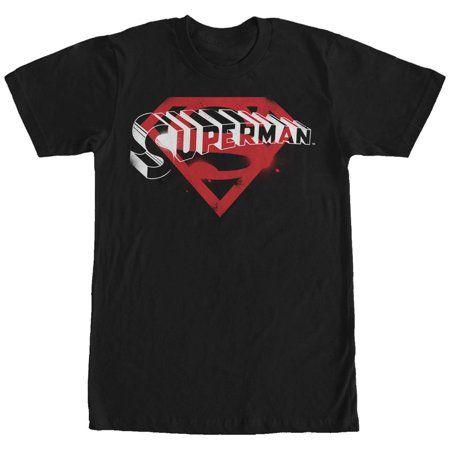 Sun Superman Logo - Superman - Superman Logo Spray Paint Print Mens Graphic T Shirt ...