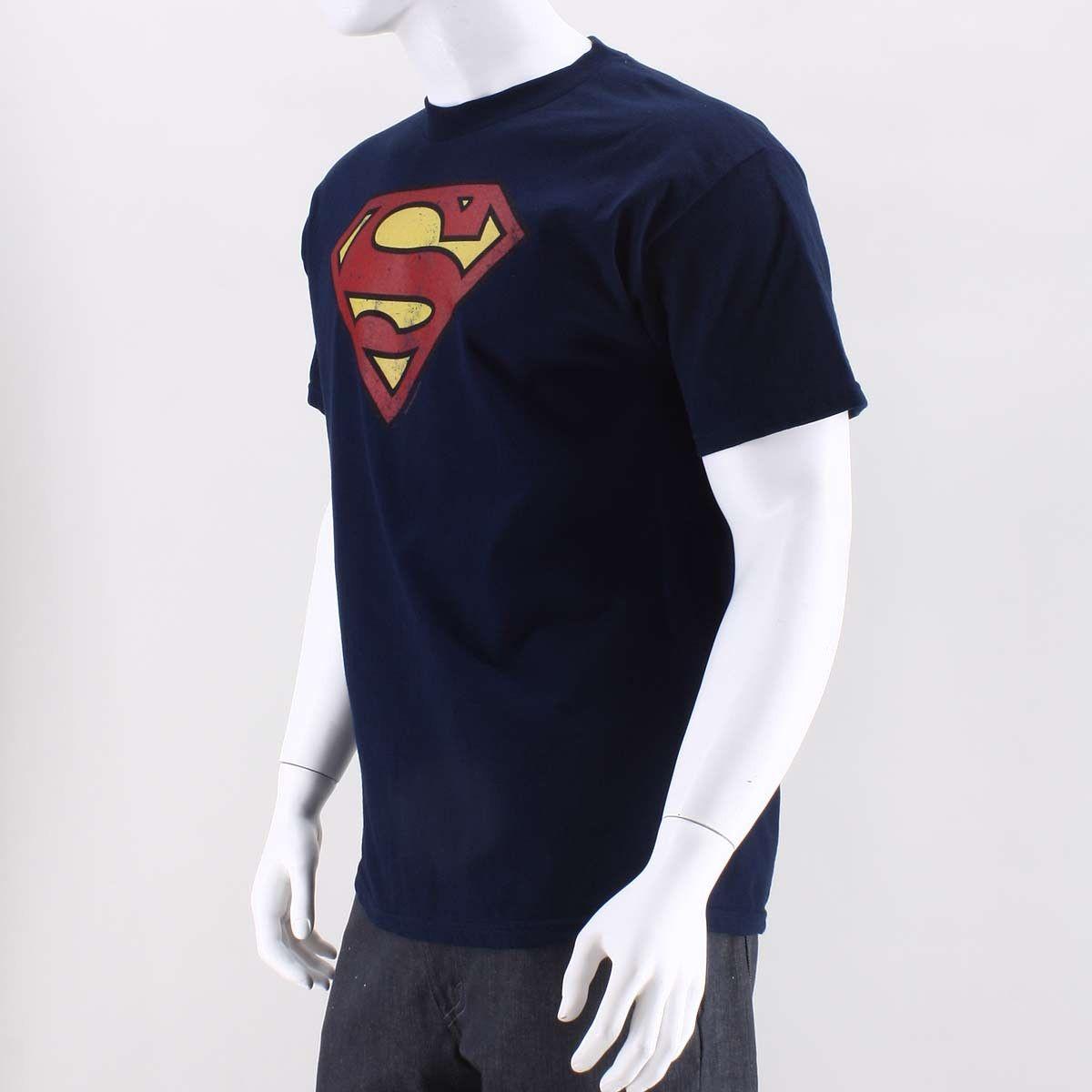 Sun Superman Logo - Fifth Sun Superman Logo Tee - SMM323-NAV - YCMC.com