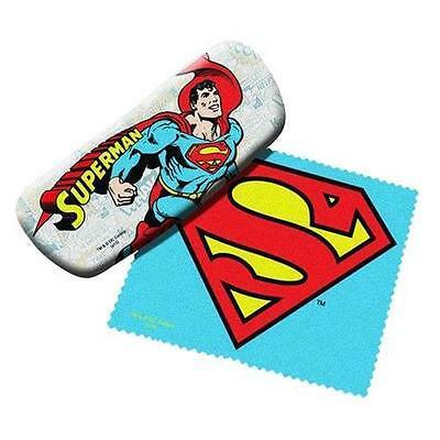 Sun Superman Logo - DC COMICS LICENSED SUPERMAN Sun Eye Glasses HARD CASE w/ LOGO ...