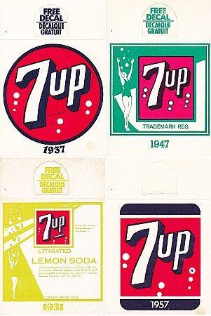 Vintage 7Up Logo - Vintage LeFtOVeRs Mid-Century Advertising Collectibles & Ephemera7 ...