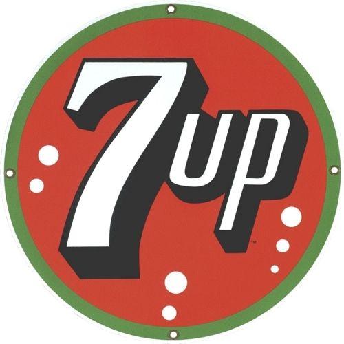 Vintage 7Up Logo - 7UP Disk Magnet Sign Shack