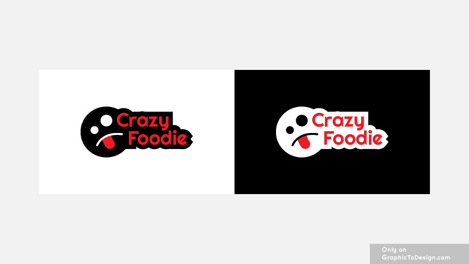 Foodie Logo - Crazy Foodie Logo Design | Graphic To Design