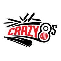 Crazy Logo - Crazy 8 Team Logo Action Cricket Logo Design Shirt Printing