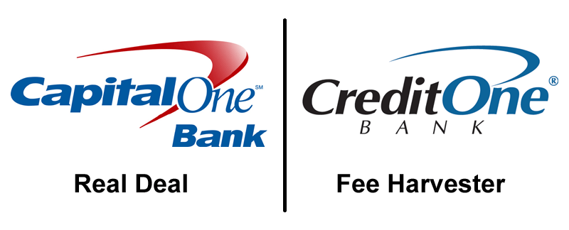 Small Capital One Logo - Bad Credit? Beware the 