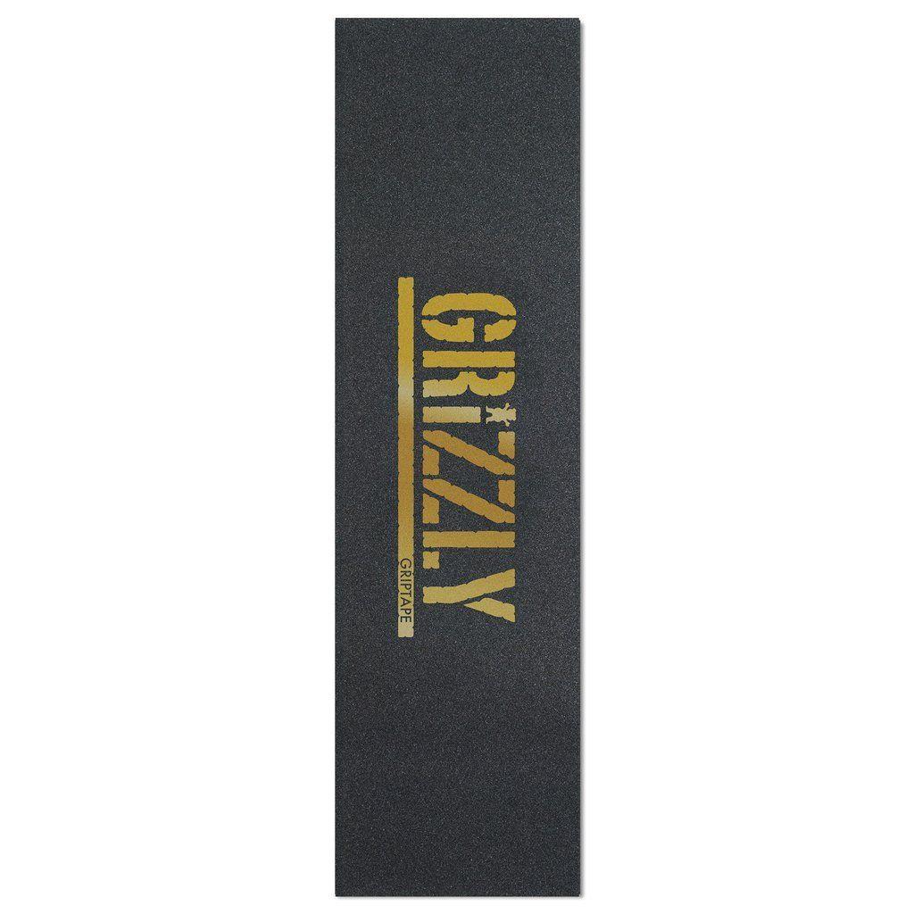 Spitfire Grizzly Logo - GRIZZLY Gold Stamp Griptape