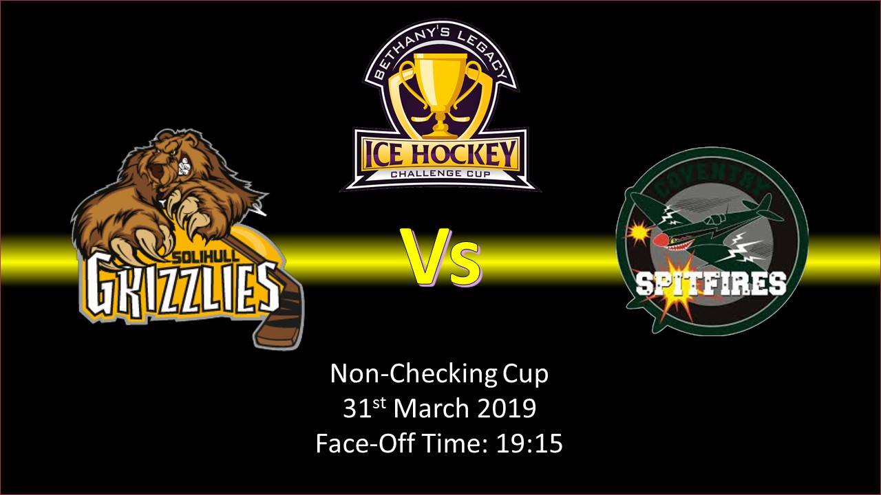 Spitfire Grizzly Logo - Solihull Grizzlies Vs Coventry Spitfires @ Planet Ice Solihull ...