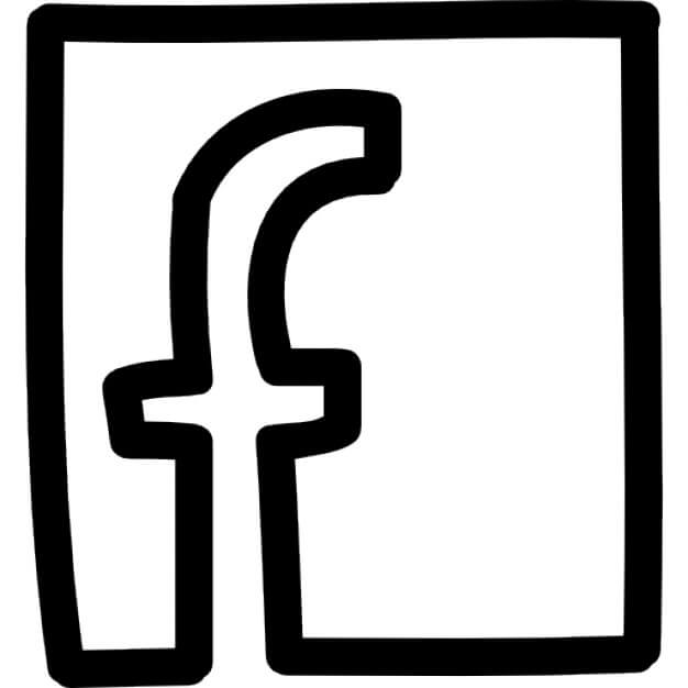 Transparent Facebook Logo Black And White Png